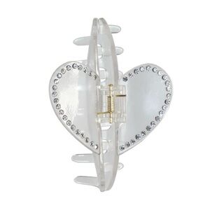 Emi Jay Heart-Shaped Clear Hair Claw Clip